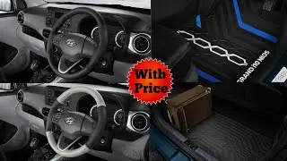 Hyundai Grand i10 Nios Interior Accessories with Price | Steering Covers, Floor Mats, Boot Mat