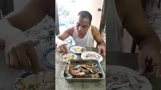 Pritong bangus at kinilaw 
