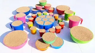 Satisfying ASMR Video | Diy Amazing Multiple Kitchen Tools Sand Cake Designs with Natural Sand Cake 
