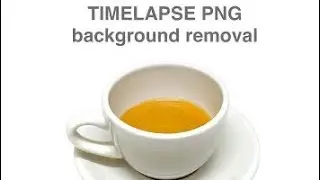 6mins of time lapse of espresso background removal using photo studio from square