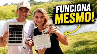 COMO INSTALAR REFLETOR SOLAR NO CAMPO: Passo a Passo Fácil (Do Zero!)