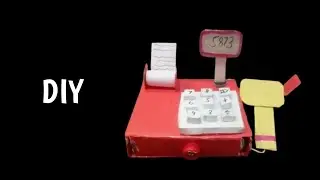 how to make cash register toy with paper | easy craft ideas | zarish art and craft