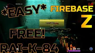 **EASY** GUIDE TO BUILD FREE RAI-K-84 IN FIREBASE Z! | COLDWAR ZOMBIES!