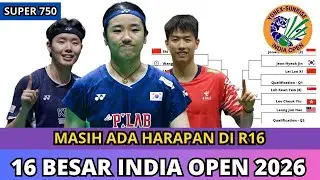 MANTAB! JADWAL 16 BESAR INDIA OPEN 2026 #indiaopen2026