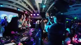 pov ur at the last anime rave of 2025 — 360° nye ball drop w/ 4ri @ aniclover