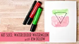 Art Slice: Watercolour Watermelon