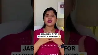 🧑&zwj;🦲Jaborandi Q for Hairfall & Hair Regrowth #shorts #youtubeshorts