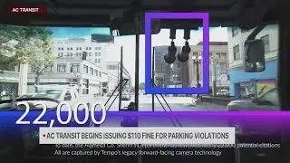 AC Transit begins issuing fines for bus lane parkers