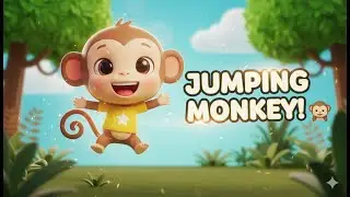 Koodta Bandar 🐒  Funny Monkey Hindi Kids Song  Jumping Monkey Cartoon  ROPO TUNES