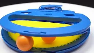 Classic Toss & Catch Sports Game Set with 2 Disc Paddles and 4 Balls, for Kids, Outdoor, Indoor