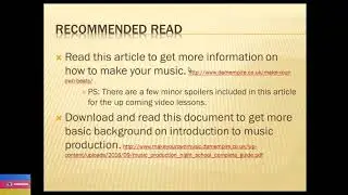 Stage One - Introduction To Music Production and how to use fl studio and how to make beats
