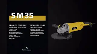 9 in.(230）Large Angle Grinder with Soft Start