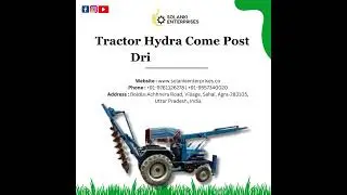 Tractor Hydra Come Post Drill Machine | Solanki Enterprises #machine #tractor