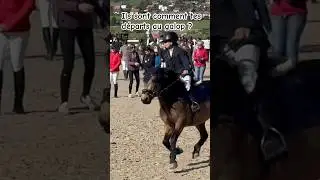 Ils sont comment tes d&eacute;parts au galop