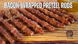 Bacon Wrapped Pretzel Rods | SUPER BOWL APPETIZER