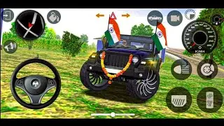 Modified Mahindra Thar😈Games:Indian Black Thar (Gadi Wala Games) Car Game Android Game - #2025 