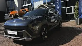2024 All New KONA Hybrid Denim Blue/ Black Roof [HDR10+ 1080p S23 Ultra] 360&deg; Walkaround