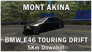 Mont Akina Downhill Drift en BMW E36 Touring