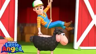 Baa Baa Black Sheep | LITTLE ANGEL 😇 | Nursery Rhymes & Lullabies | Baby & Kids Songs