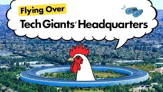 Wanna See Google, Apple, Facebook, Amazon & Microsoft Headquarters from the Sky!