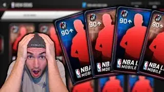 18 ELITE PLAYOFF PACKS - 6 90+ PULLS!!! - NBA Live Mobile