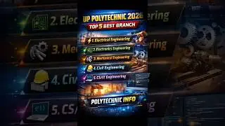 UP POLYTECHNIC TOP 5 BEST BRANCH 2026 | JEECUP ADMISSION 2026 | POLYTECHNIC BEST BRACH#shorts #viral