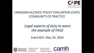Legal aspects of duty to warn, the example of FASD