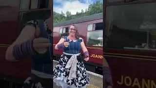Hogwarts express Jacobite train Harry Potter reenactment