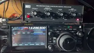 Mfj 1026 noise canceling signal enhancer. It works!!!!!