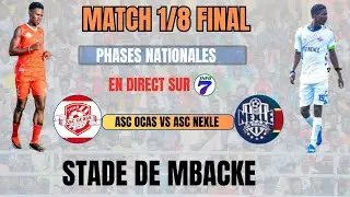 🔴EN DIRECT MBACKÉ : ASC OCAS VS ASC NEXLÉ DE MBACKÉ (phrases nationale Diourbel 2024