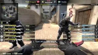 CSGO: POV fnatic JW vs TSM (33/18) mirage @ FACEIT League 2015 Stage 1 Finals
