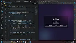 ASMR Programing Alarm App with HTML, CSS and JavaScript