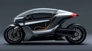 Новый мотоцикл Volkswagen Enclosed 2026 года | Футуристический дизайн и роскошь на двух колесах