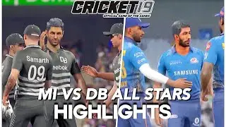 MI vs DB All Stars | T10 Championship Game #2 Match Highlights - Cricket 19 PS4 Gameplay