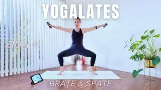YOGALATES | Ziua 11 – Brațe, Umeri & Spate | Postură și Stabilitate (20 min) #yogainromana