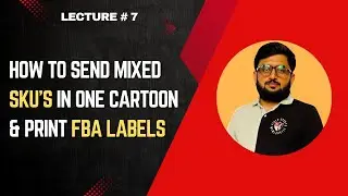 Amazon FBA Shipment Plan Tutorial | How to Send Mixed SKUs in One Carton & Print FBA Labels