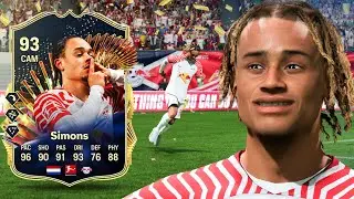 93 TOTS Xavi Simons has that extra SAUCE! 🤫 FC 24 Player Review