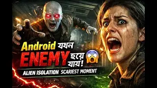 এই Android টা আমাকে মারতেই চেয়েছিল! 😱 | Alien Isolation Horror Scene .
