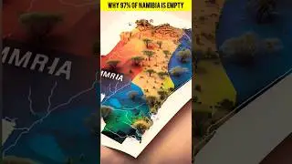 Why 97% Of Namibia Is Empty? 🤔 #shorts #youtubeshorts #shorts #ytshorts