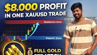 $8,000 Profit in One XAUUSD Trade 💰 Full Gold Strategy Breakdown