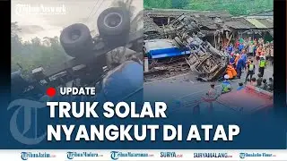 🔴KECELAKAAN MAUT DI PURWOREJO, Truk Solar Terguling dan Tersangkut di Atap, Satu Orang Tewas