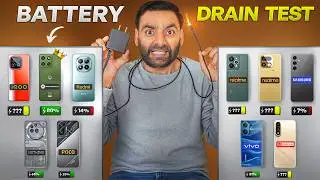 5000mAh vs 7000mAh 🔋 Ultimate Battery Drain Test | BEST & WORST