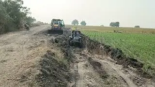 Swaraj 735 fee full heavy loading in trolley work tractor video 