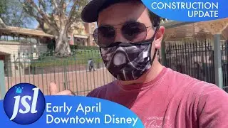 Early April Downtown Disney Construction Update