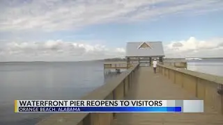 Waterfront Park Pier reopens in Orange Beach two years after Hurricane Sally destroys it