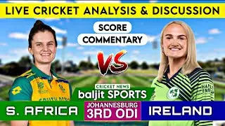 South Africa Women vs Ireland Women 3rd Odi Live | Sa-w vs Ire-w | Score Commentary