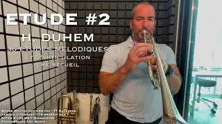 DUHEM Etude #2 from 36 &Eacute;tudes M&eacute;lodiques et d'Articulation