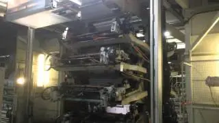Robot system of Comexi fx used flexo press 8 colors 2