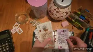 Cash Stuffing a bonus &pound;140 . Cash Stuffer UK.  Budgeting . Saving Challenges .