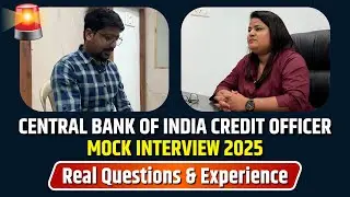 How to Crack Credit Officer Interview | Full Mock Session | Central Bank of India | Amita Nair Lamba